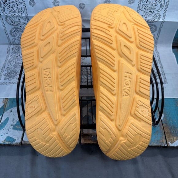 NEW Hoka Ora Recovery Slide 3 Men’s Size 12 Sherbet/Orange Sandals - Picture 7 of 8